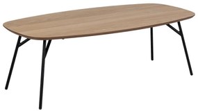 Konferenční stolek Caracas 120 cm dub olejovaný/černý