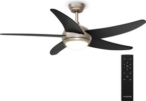 Klarstein Bolero stropný ventilátor so svetlom | 132 cm | 35 W | Tichá prevádzka | Drevo