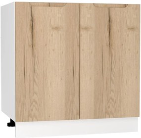 Kuchynská skrinka Zoya D80 Dub Halifax/Biely