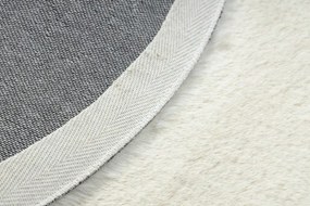 Koberec BUNNY slonia kosť kruh