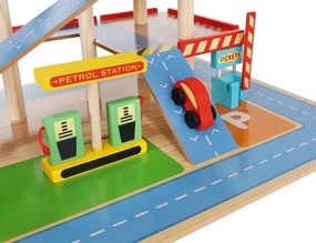 Kruzzel Drevené parkovisko / garáž + príslušenstvo - 9351