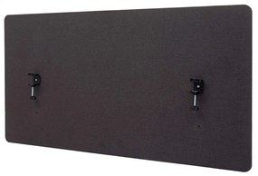 Akustický panel na stôl HWC-G75 - dvojstenná látka/textil - 60x120 - hnedo-sivá