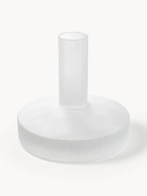 Ručne fúkaný dekantér's reliéfom Ripple, 1,1 l