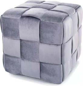 SI Casel Velvet taburetka sivý