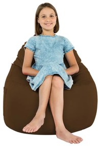 Kreslo Porto ekokoža hnedé