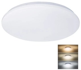 Solight WO793 Stropné svietidlo PLAIN LED 36W, 3000K/4000K/6000K, 2520lm, okrúhle, 45cm, IP20, biela