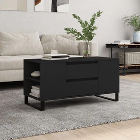 Konferenčný stolík čierny 102x44,5x50 cm kompozitné drevo 831005