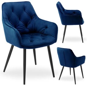 Jedálenská stolička NEVADA zamatová, granátová