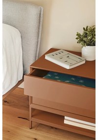 Krémový nočný stolík Platt – Teulat