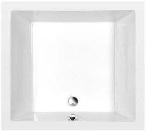 Polysan, DEEP hlboká sprchová vanička obdĺžnik 100x90x26cm, biela, 72340