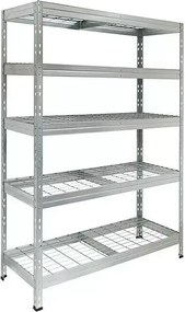 AR Shelving Vysokozáťažový regál Wire Rivet, 180 × 120 × 45 cm, nosnosť police: 300 kg