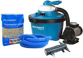 Marimex | Piesková filtrácia ProStar 4 + piesok + UV lampa + hadice | 19900007