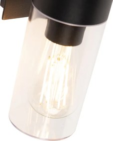 Inteligentná moderná vonkajšia nástenná lampa čierna vrátane wifi ST64 - Rullo