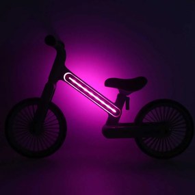 KIK Trike Fix Glow LED detské odrážadlo, ružové, 12″