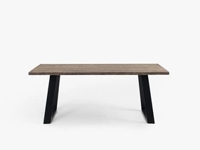 Jedálenský stôl HOFER - 200x100cm,RAL9005-Čierna