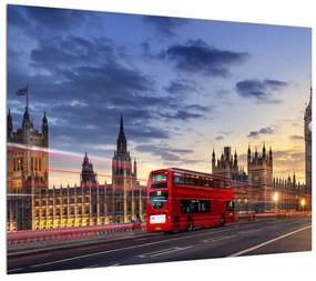 Obraz Londýna s autobusom (70x50 cm)