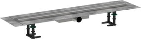 Hansgrohe RainDrain Compact, úplná sada sprchového žľabu 1000 pre dlažbu, pre plochú inštaláciu, HAN-56171000