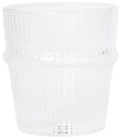 Bastion Collections Sklenená šálka na espresso Ribbed 100 ml