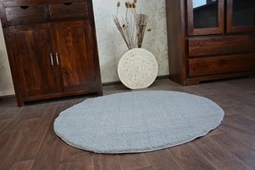 Koberec Micro fiber soft shaggy strieborný