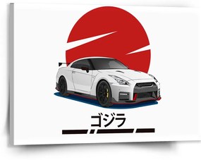 Sablio Obraz Nissan GTR 35 Japonské slnko - 150x110 cm