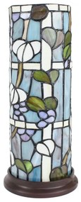 Nočné svietidlo Tiffany CYLINDER BLUE