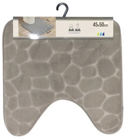 TENDANCE WC predložka Stones, 45x50 cm, sivá