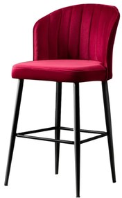 Sada barových stoličiek Rubi Claret Red, 2 ks, 2 ks