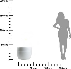 Květináč LUNA Classic 40 cm bílý