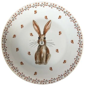 Dezertný tanierik Rustic Easter Bunny - Ø 20*2 cm