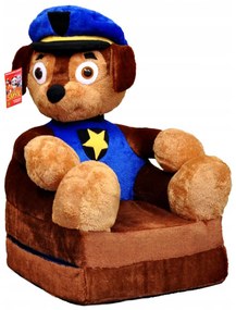 Detské plyšové rozkladacie kresielko LABKOVÁ PATROLA - CHASE