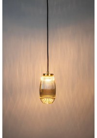 Závesné svietidlo v zlatej farbe so skleneným tienidlom ø 12 cm Robin - White Label