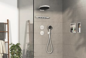Hansgrohe ShowerSelect Comfort S, ventil pod omietku pre 3 spotrebiče, biela matná, HAN-15558700