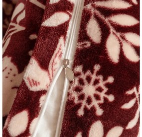 Obliečky mikroplyš FOREST ANIMALS vínové Rozmer obliečky: 80 x 80 cm | 135 x 200 cm