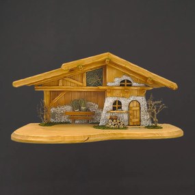 AMADEA Drevený betlehem BEZ FIGURÍK 54 cm