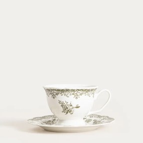 Šálka LOURRY s podšálkou, zelená 762727 200 ml