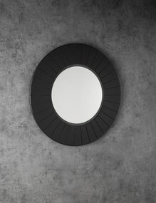 Sapho Sapho, LUMIRO STRIP guľaté zrkadlo s LED osvetlením v ráme, priemer 75cm, biela mat, LR750-3131S