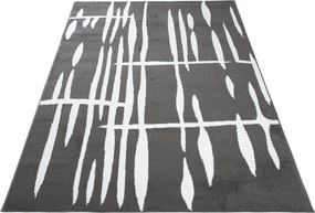 TA Koberec T967A DARK GRAY CHEAP PP CRM Sivý (tmavý) Obdĺžnikový Rozmer: 120x170 cm