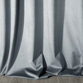 ZATEMŇOVACÍ ZÁVES NA KRÚŽKOCH MELANIE 140X250 CM STRIEBORNÁ