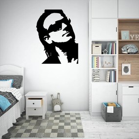 Veselá Stena Samolepka Bono Vox (U2) Farba: čierna, Veľkosť: 100 x 77 cm