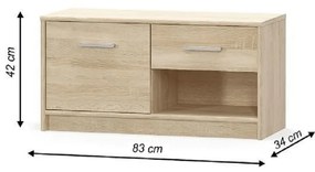Skrinka do predsiene Thornham 1D1S. Vlastná spoľahlivá doprava až k Vám domov. 808518
