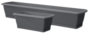 Kvetináč Respana set-antracit ISE400P-S433