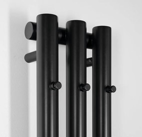 Sapho Sapho, PILON vykurovacie teleso 196x1800mm, so 3 háčikmi, čierna matná, IZ128T