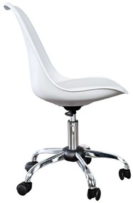 Kancelárska stolička Sweden - biela