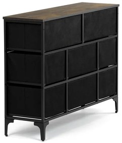Autronic BONTEC Komoda 103x30x78cm, mdf, viacfarebná, AUK-W2104 BK Farba: Viacfarebná