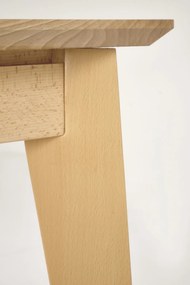 Rozkladací jedálenský stôl Edmondo I 160/240 cm dub prírodný/buk