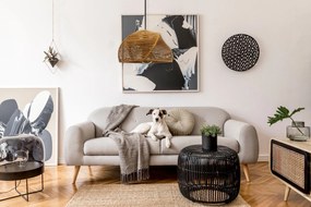 Toolight Toolight, stropné svietidlo 1xE27 APP1316-1CP, hnedá, OSW-00947