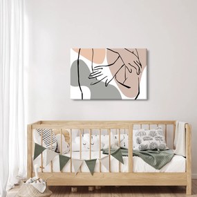 Obraz - Woman body line art N⁰2 (90x60 cm)