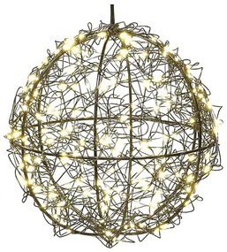 LED vianočná dekorácia 200×LED/230 V, priemer 20 cm