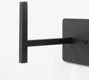Čierny kovový nástenný vešiak Chapman – Spinder Design