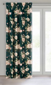 ZÁVES NA PÁSKE ROSE 135X270 CM VZOROVANÁ